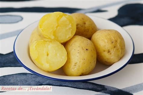 C Mo Cocer Patatas En Agua O Microondas Enteras O Partidas Recetas