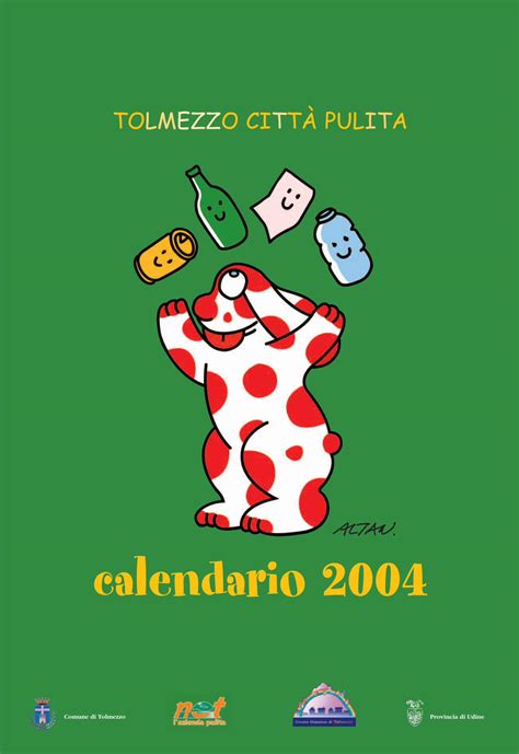 Pdf Pimpa Calendario Della Raccolta Differenziata A Tolmezzo