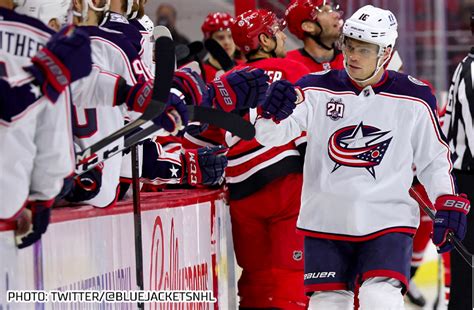 Blue Jackets Blue Pants Columbus Tries New Colour Combo In Carolina