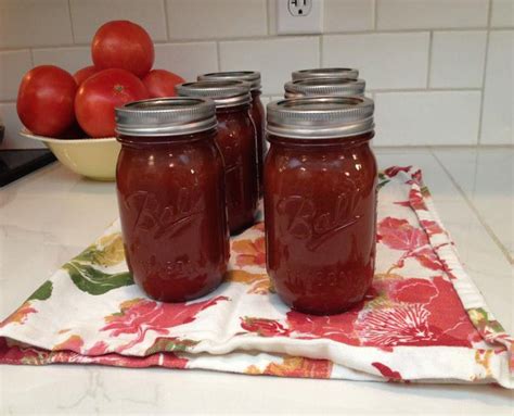 Tomato Ketchup Fresh Preserving Tomato Ketchup Canning Recipes