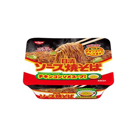 Купить Лапша Ниссин Nissin с соусом Якисоба на курином бульоне б/п, 104 ...