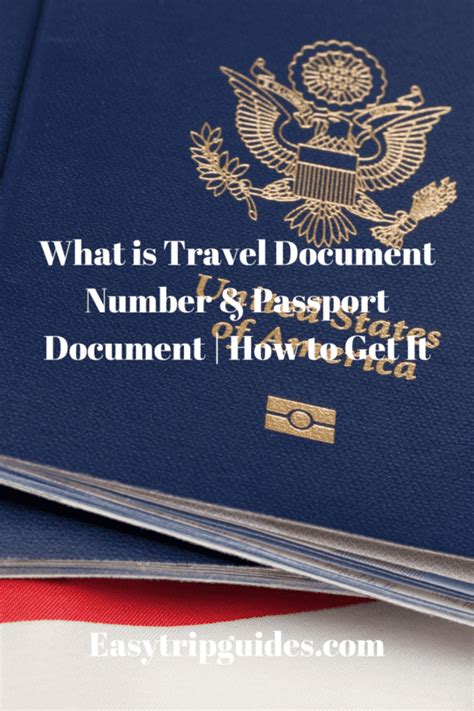 What Is Travel Document Number And Passport Document How To Get It