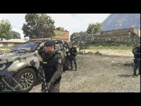 Gta V Pmesp Bp Choque Homens Fortemente Armados Assaltando A Loja