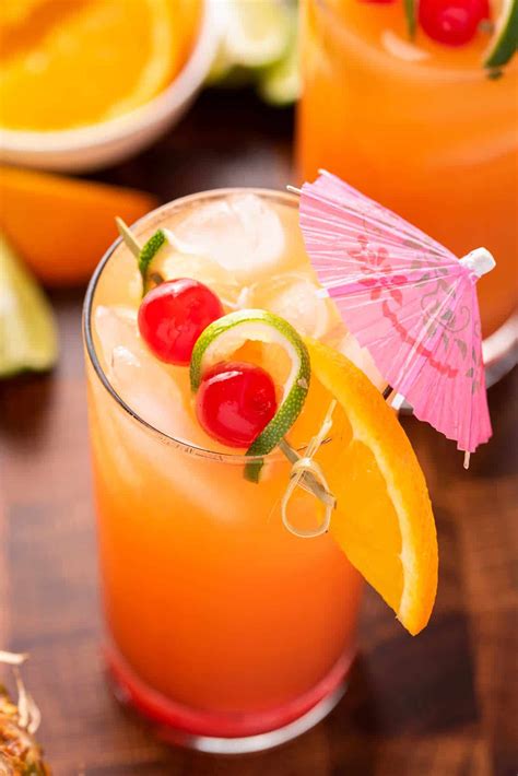 Tropical Rum Punch The Chunky Chef