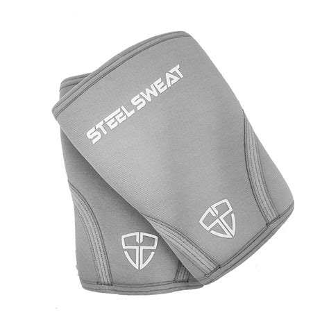 Steel Sweat Knee Sleeves - Gray | Compression & Support for Training