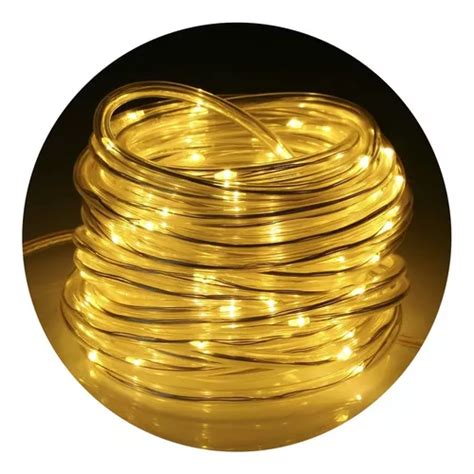 Manguera Luces Led Blanca C Lida Exterior Mts Flexible En Venta En