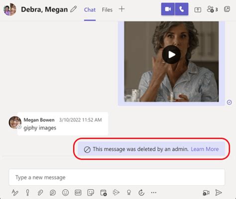 Messages Deleted By Admins In Microsoft Teams Microsoft Support