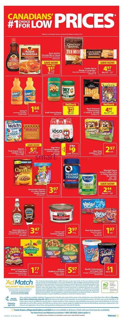 Walmart Supercentre Atlantic Flyer April 25 To May 8