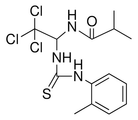 N 2 2 2 TRICHLORO 1 3 O TOLYL THIOUREIDO ETHYL ISOBUTYRAMIDE