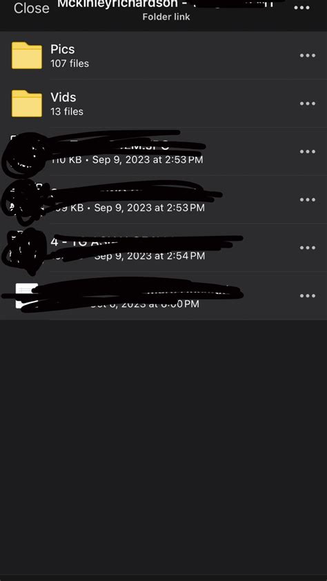 NEW leaked mckinley richardson mega and telegram with all sextapes $5