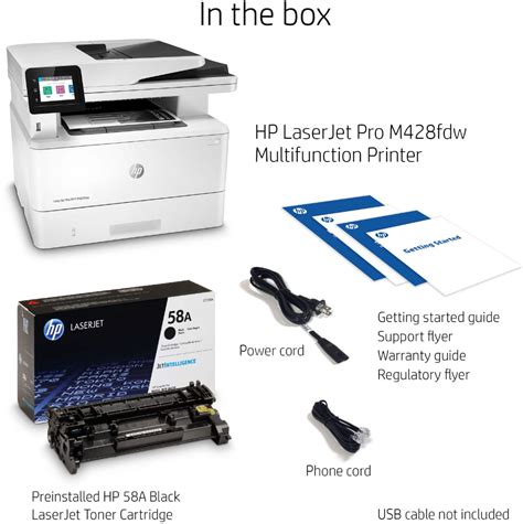 Best Buy HP LaserJet Pro MFP M428fdw Black And White All In One Laser