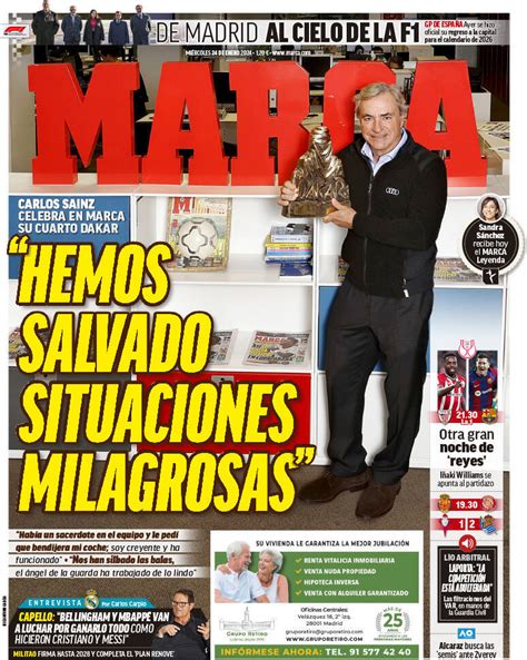 Capa Jornal Marca 24 Janeiro 2024 Capasjornais Pt