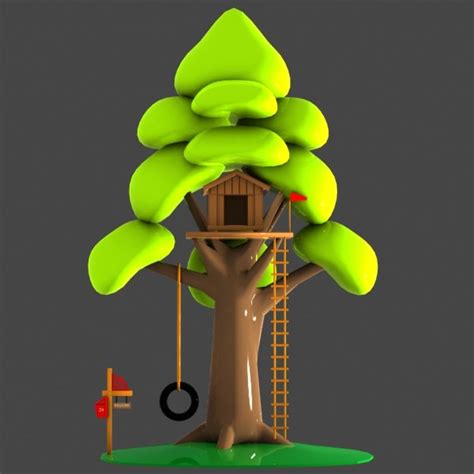 Cartoon Tree House 3ds