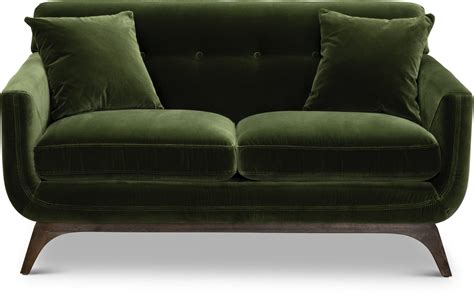 Falkirk Mid Century Modern Olive Green Loveseat | RC Willey | Couch and loveseat, Green couch ...