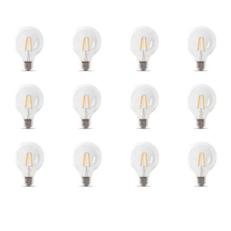 Feit Electric 25 Watt Equivalent G25 Dimmable Filament Energy Star Clear Glass Globe E26 Led