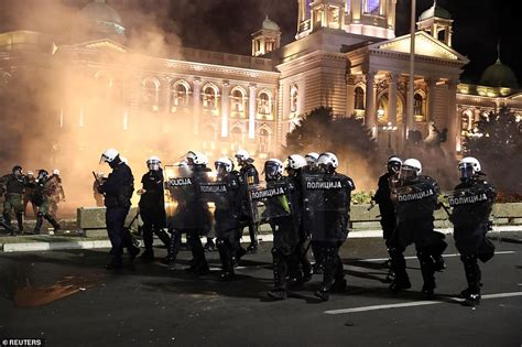 Thousands Of Protesters Fight With Police And Storm Parliament Building