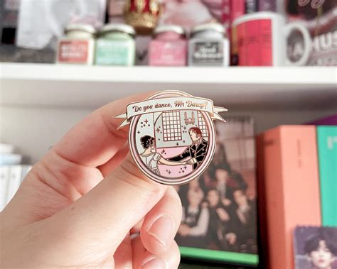 Pride And Prejudice Inspired Classic Bookish Movie Enamel Pin