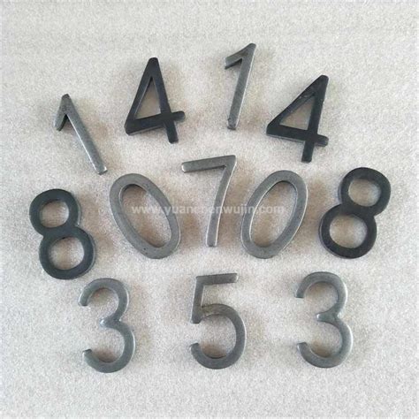 Stamped Carbon Steel Small Metal Letters and Numbers - Stamping Letters ...