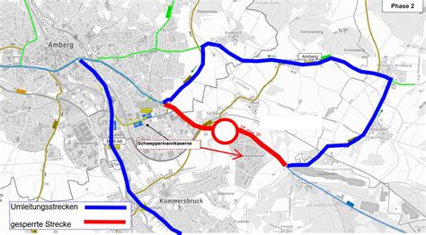 Bundesstra E Amberg A Umfangreiche Stra Enbauma Nahmen Zur