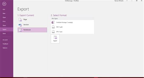 Cómo exportar archivos de OneNote notas y cuadernos a diferentes formatos