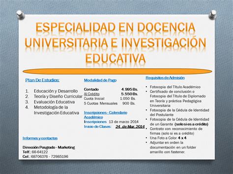 Especialidad En Docencia Universitaria Uajms Universidad Aut Noma