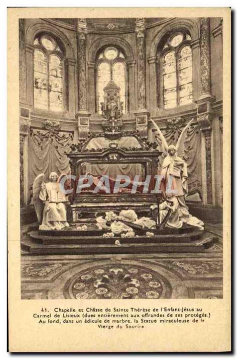 Carte Postale Ancienne Chapelle Et Chasse De Sainte Therese De L Enfant