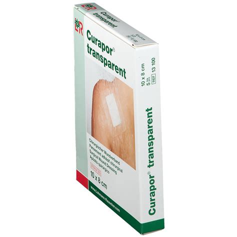 Curapor® transparent 8 cm x 10 cm steril 5 St - Shop Apotheke
