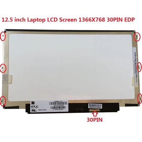 12 5 Laptop LCD Screen HB125WX1 100 HB125WX1 201 LP125WH2 TPB1