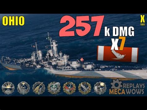 Battleship Ohio Kills K Damage World Of Warships Gameplay