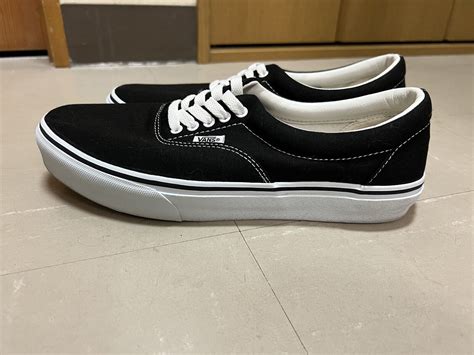 Vans Era Classic Black White Canvas Sneakers Unisex S… Gem