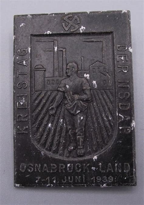 Crow Valley Militaria Event Badge Tinnie Kreistag Der NSDAP