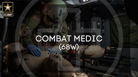 Combat Medic Specialist 68w In Depth Youtube