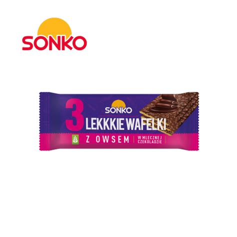 Lekkkie Wafelki SONKO Z Owsem W Mlecznej Czekoladzie 36g Sklep AQUICK