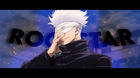 Jujutsu Kaisen Rockstar Edit Amv Youtube