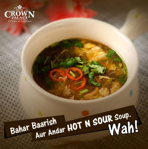 Bahar Barish Aur Andar HOT N SOUR Soup Wah Ift Tt 1HQJd81 Oriental Food Oriental