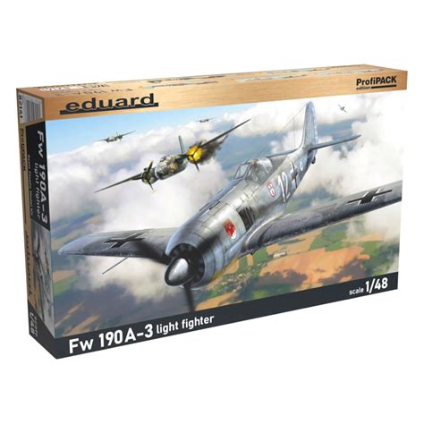 Eduard 82141 Fw 190a 3 Light Fighter Profipack 148 Plastic Model Kit