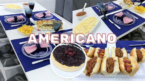 Jantar Completo Americano Receitas T Picas E Mesa Posta Youtube