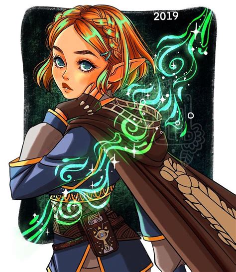 Legend Of Zelda Breath Of The Wild Sequel Art Princess Zelda Botw 2 Gigislab Legend Of