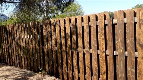 How To Make A Shadow Box Fence YouTube