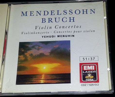 Mendelssohn Violin Cto Yehudi Menuhin Felix Mendelssohn Bartholdy