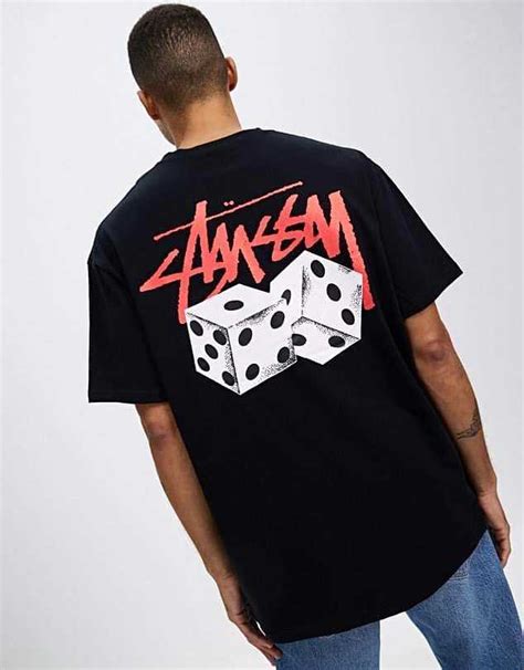 เสอยด STÜSSY T shirt AU TEE LINE SHOPPING