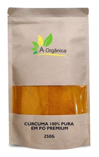 Kit 3 Cúrcuma 100 Pura Em Pó Premium 250g Orgânica MercadoLivre