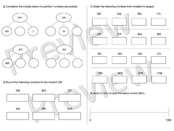 Place Value Recap Worksheet by KG Resources | TPT