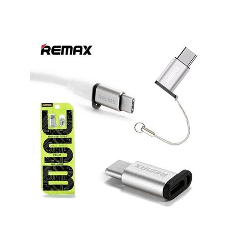 Remax Felize Ra Usb Micro Usb To Type C Charging Adapter Otg Data