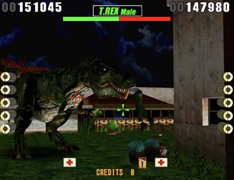 The Lost World Jurassic Park 1997 Arcade Game Nintendo Life