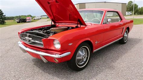 1964 5 Ford Mustang 289 D Code For Sale Fully Restored In Poppy Red Youtube