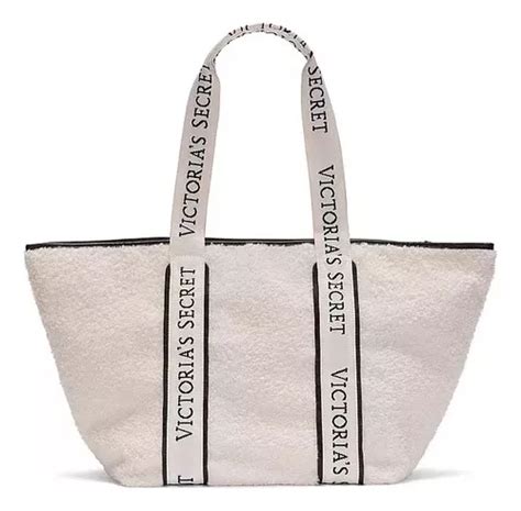 Bolsa Tote Victorias Secret Acabado De Los Herrajes Negro Color Nude