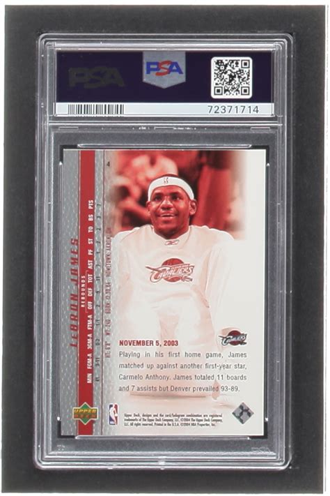 Lebron James Upper Deck Phenomenal Beginning Lebron James Rc