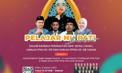 Peringati Harlah PC IPNU IPPNU Pati Bakal Gelar Sholawatan Dan Temu