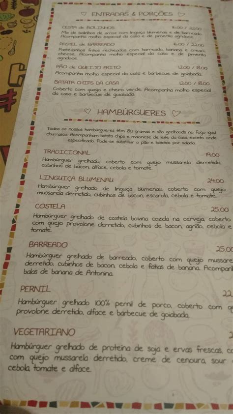 Menu Em Casa Da M E Joana Hamburgueria Restaurante Maring